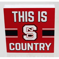 Thumbnail This Is NC State Country Box Sign