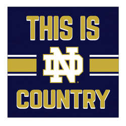 Item 364569 This Is Notre Dame Country Sign