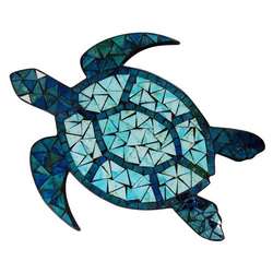 Item 396076 thumbnail Mosaic Sea Turtle Wall Plaque