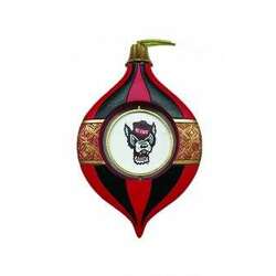 Item 401168 Nc State Spinning Bulb Ornament