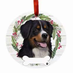 Thumbnail Bernese Mountain Dog Wreath Ornament