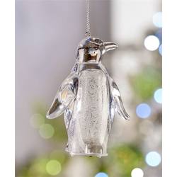 Item 408133 LED Clear Penguin Ornament