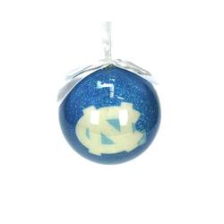 Item 416040 University of North Carolina Tar Heels Glitter Ball Ornament