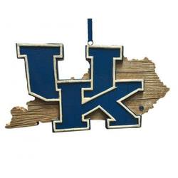 Item 416341 University of Kentucky Wildcats Map Ornament