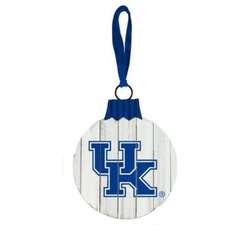 Item 416448 University of Kentucky Wildcats Slat Board Ball Ornament