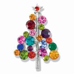 Thumbnail Jeweled Tree Pin