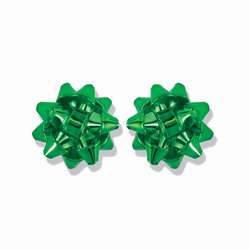 Item 418478 Green Bow Earrings
