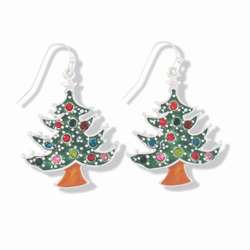 Item 418540 Sparkling Christmas Tree Earrings