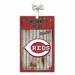 Item 420128 thumbnail Cincinnati Reds Corrugate Ornament