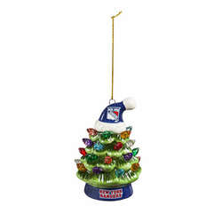 Item 420489 New York Rangers Tree With Hat Ornament