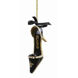 Item 420833 New Orleans Saints High Heel Shoe Ornament
