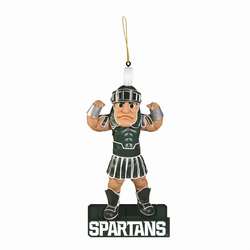 Item 421599 Michigan State University Spartans Mascot Statue Ornament