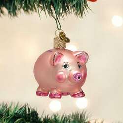 Thumbnail Piggy Bank Ornament