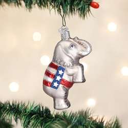 Thumbnail Republican Elephant Ornament