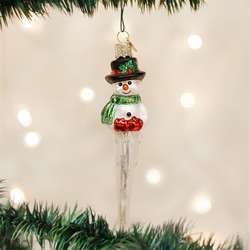 Thumbnail Snowman Icicle Ornament