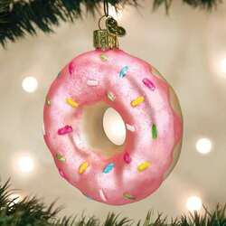 Item 425500 thumbnail Pink Frosted Donut Ornament