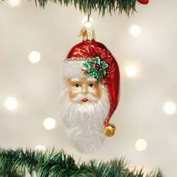 Item 425830 thumbnail Nostalgic Santa Head Ornament