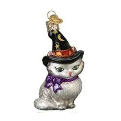 Item 426255 Witch Kitten Ornament