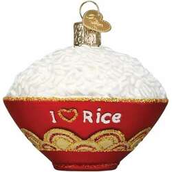 Item 426313 Bowl Of Rice Ornament