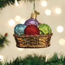 Item 426324 thumbnail Basket Of Yarn Ornament