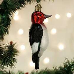 Item 426376 thumbnail Red Headed Woodpecker Ornament