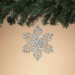 Thumbnail White Plastic Snowflake Ornament