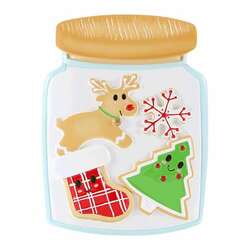 Item 459116 Cookie Family Of Three Ornament