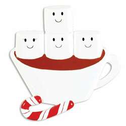 Thumbnail Hot Chocolate Family of 4 Ornament