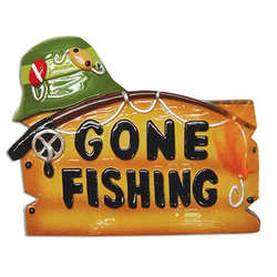 Item 459313 Gone Fishing Ornament