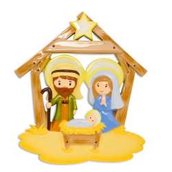 Item 459403 Jesus In Manger Ornament