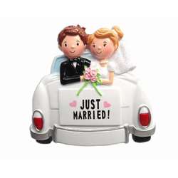 Thumbnail Just Married Car Ornament