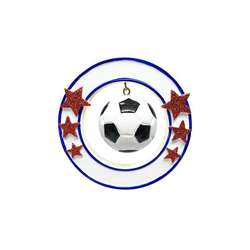 Item 459428 3D Soccer Ball Ornament