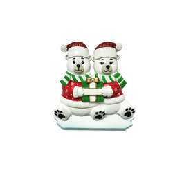 Item 459478 Polar Bear Couple Ornament