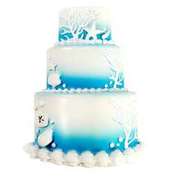 Thumbnail Coastal Wedding Cake Ornament