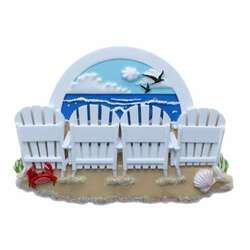 Item 459593 thumbnail Beach Chairs Family Of 4 Ornament