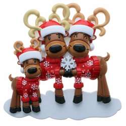 Item 459599 thumbnail Mr And Mrs Reindeer Family Of 3 Ornament