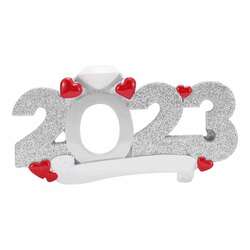 Item 459665 2023 Engagement Couple Ornament