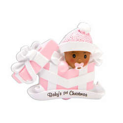 Item 459672 African American Baby Girl In Present