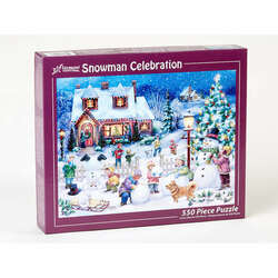 Thumbnail Snowman Celebration 550 Piece Jigsaw Puzzle