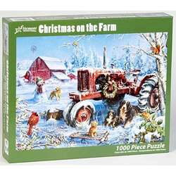 Item 473116 thumbnail Christmas On The Farm 1000pc Jigsaw Puzzle