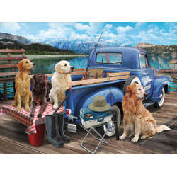 Item 473117 Dogs Gone Fishing Jigsaw Puzzle