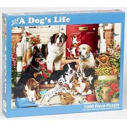 Item 473125 A Dog's Life 1000pc Jigsaw Puzzle