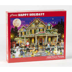 Item 473132 thumbnail Happy Holidays Jigsaw Puzzle