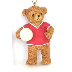 Item 483258 Volleyball Teddy Ornament