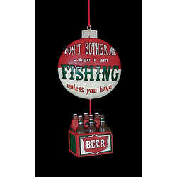 Item 483463 Fishing Beer Ornament