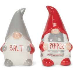 Item 501225 thumbnail Christmas Gnome Salt/Pepper Shakers Set