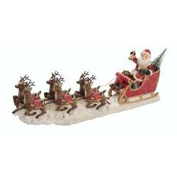 Thumbnail Reindeer Santa Sleigh