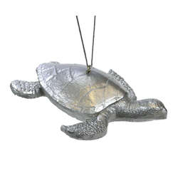 Item 516147 Silver Turtle Ornament