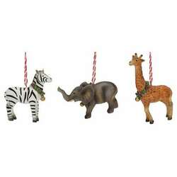 Item 516351 Safari Animal Ornament