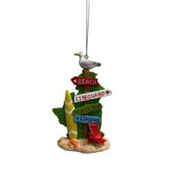 Item 516526 Seagull and Arrow Ornament